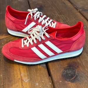 Adidas SL 72 OG Originals Red Cream sneakers EUC 6.5